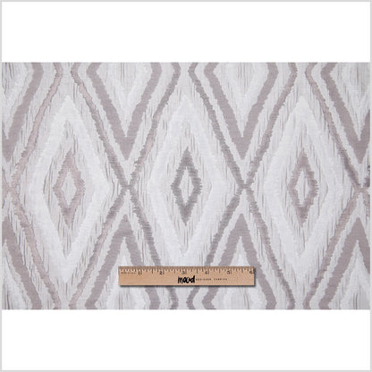 Pale Taupe/Silver Dramatic Diamonds Brocade - Full