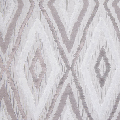 Pale Taupe/Silver Dramatic Diamonds Brocade
