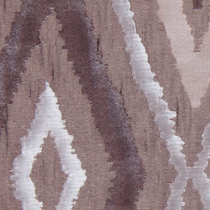 Taupe/Silver Dramatic Diamonds Brocade - Detail