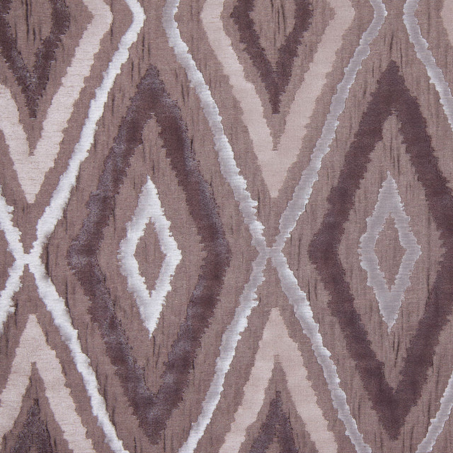 Taupe/Silver Dramatic Diamonds Brocade