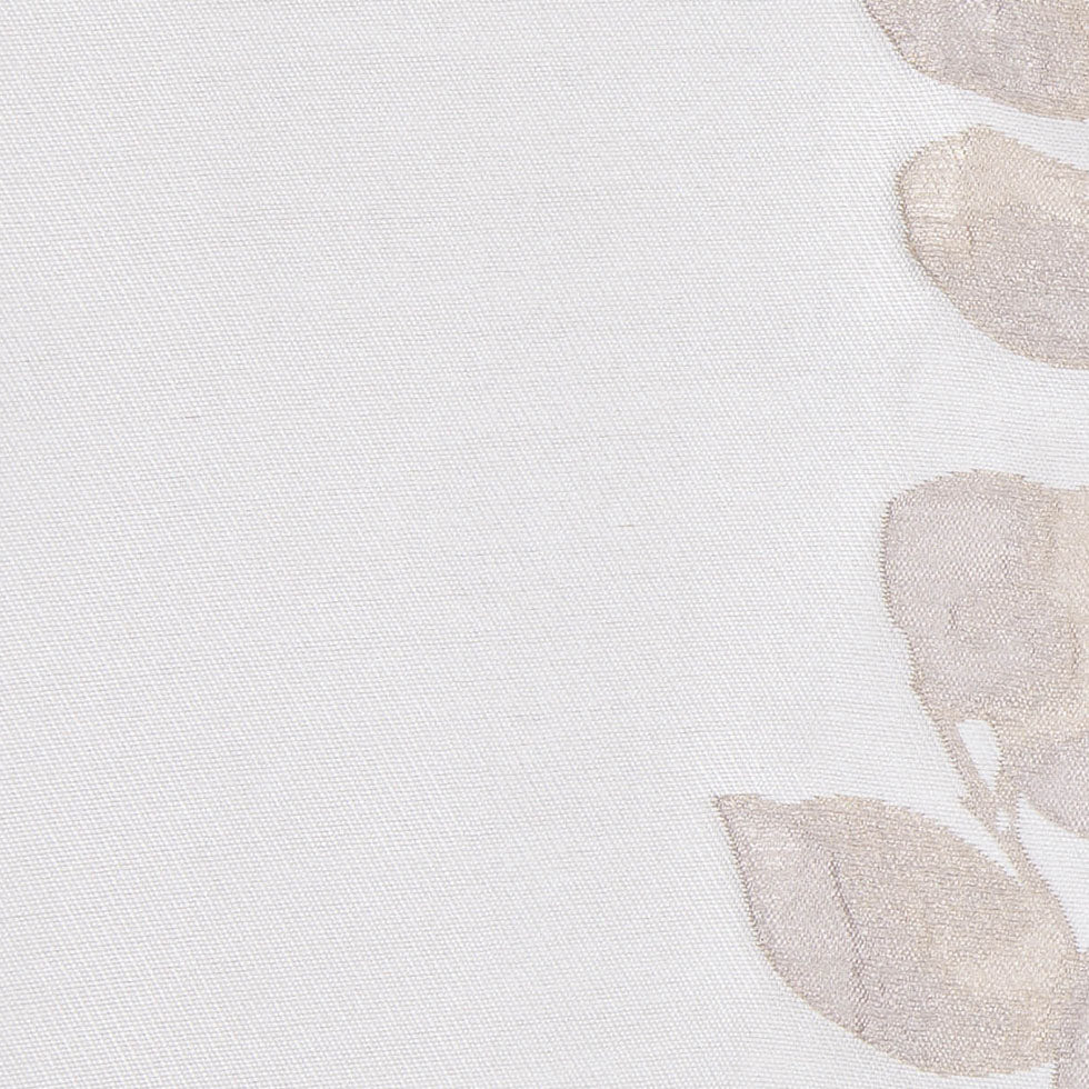 Ivory Columns of Leaves Brocade - Detail