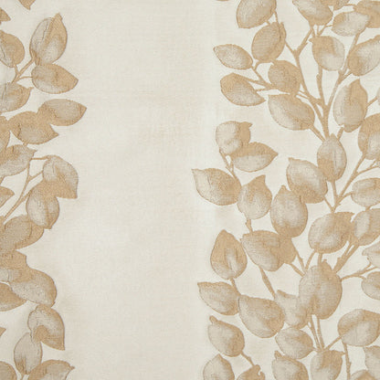 Beige Columns of Leaves Brocade