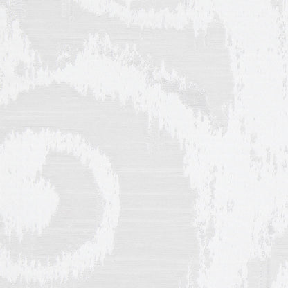 White Bold Swirls Jacquard Detail