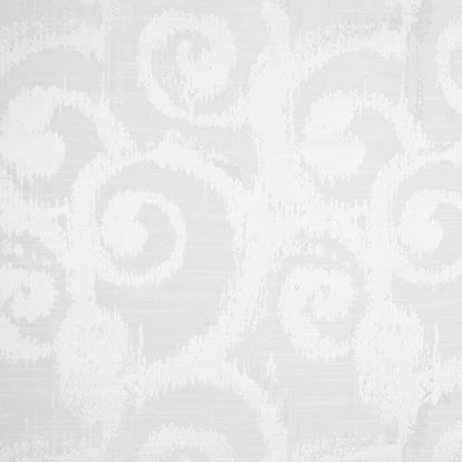 White Bold Swirls Jacquard