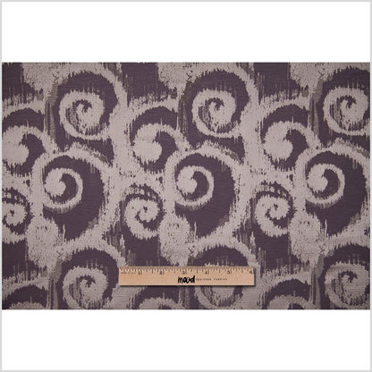 Plum Bold Swirls Jacquard - Full