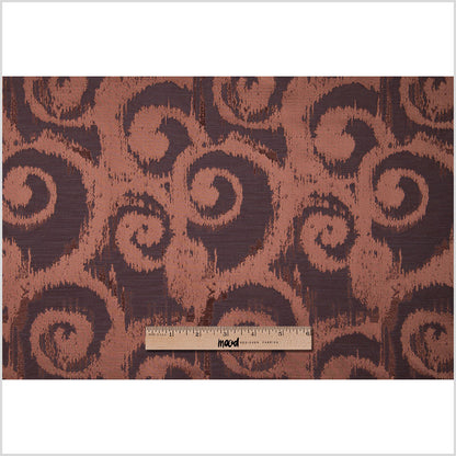 Chocolate Bold Swirls Jacquard - Full