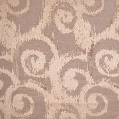 Soft Gold Bold Swirls Jacquard