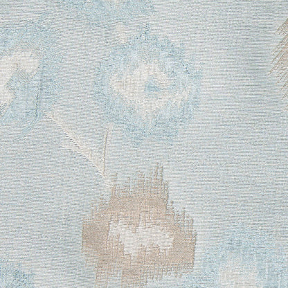 Spa/Beige Soft Floral Satiny Brocade Detail