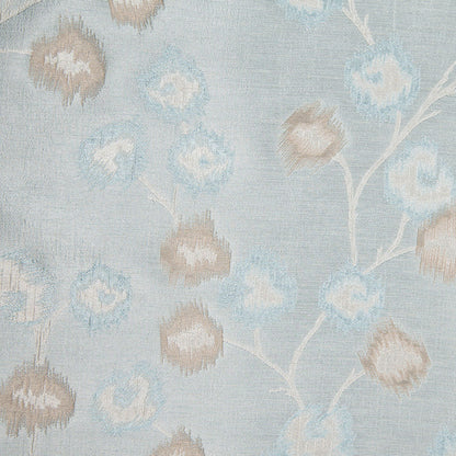 Spa/Beige Soft Floral Satiny Brocade