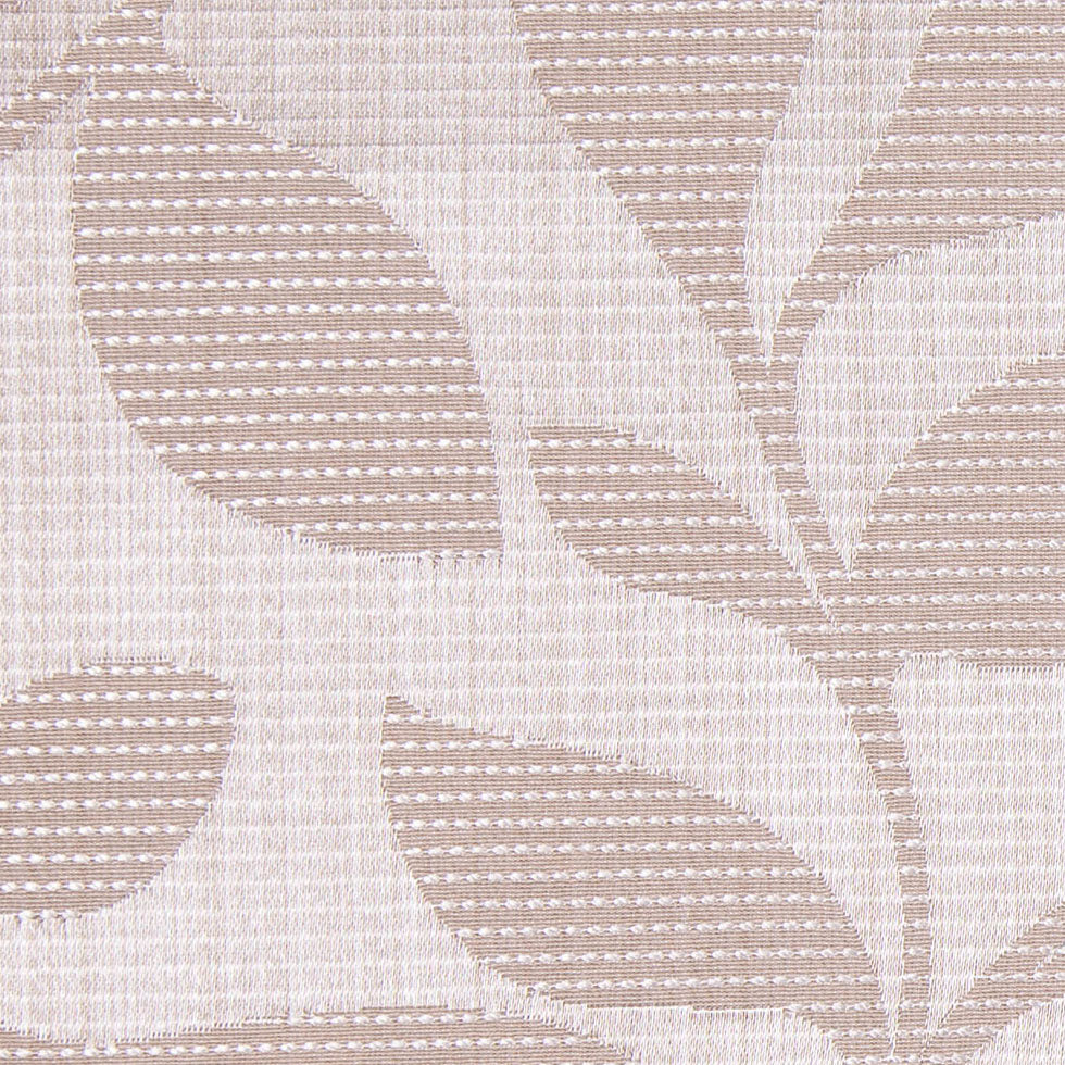 Sand Satiny Woven Leaves Jacquard - Detail