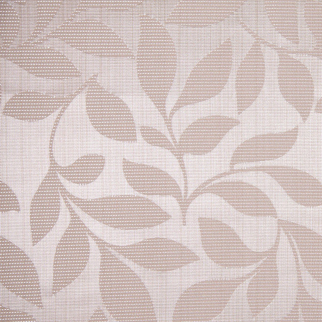 Sand Satiny Woven Leaves Jacquard
