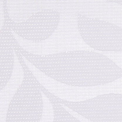 Pearl Satiny Woven Leaves Jacquard Detail