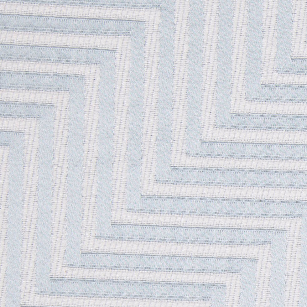 Sky Blue Diagonal Herringbone Jacquard Detail