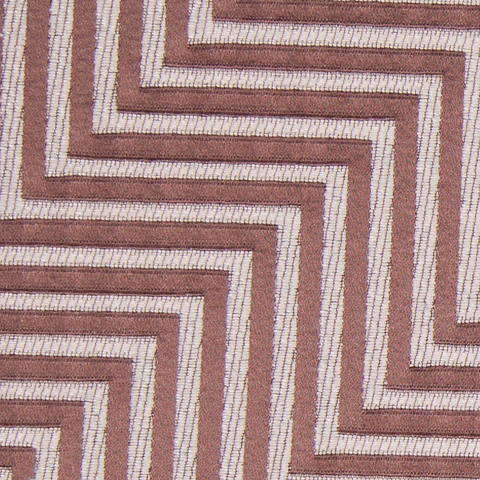 Brown Diagonal Herringbone Jacquard - Detail