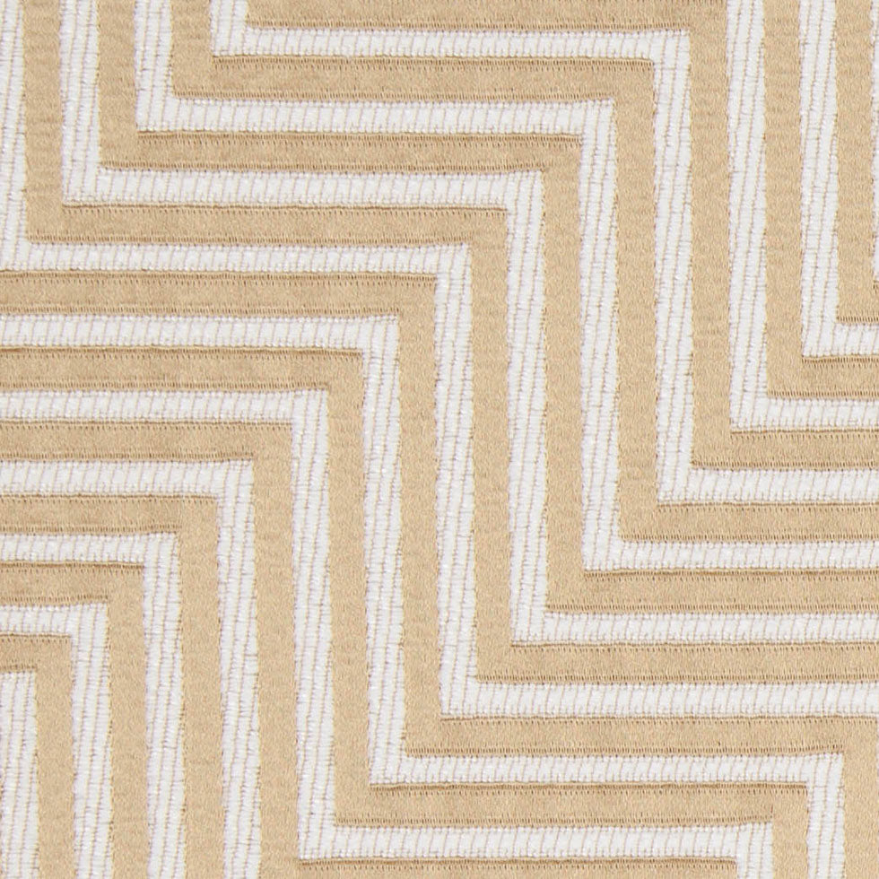 Gold Diagonal Herringbone Jacquard - Detail