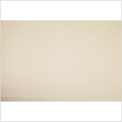 Ivory Linen-Like Solid Woven - Full