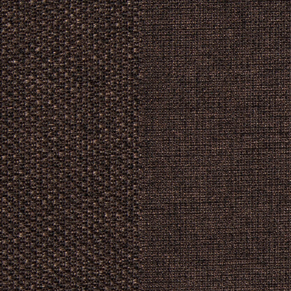 Brown Wides Stripes Linen-Like Woven Detail