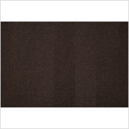 Brown Wides Stripes Linen-Like Woven Full