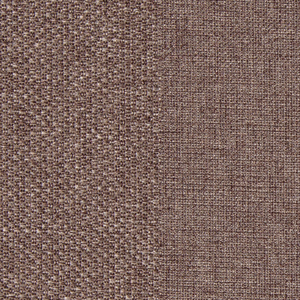 Coffee Wides Stripes Linen-Like Woven Detail