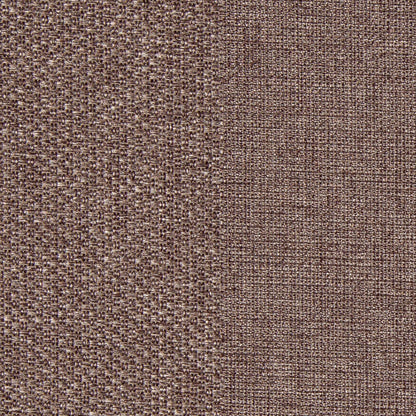 Coffee Wides Stripes Linen-Like Woven Detail