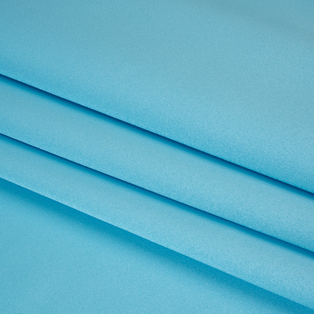 Polyester Satin - Capri Turquoise - Reverie Collection - Folded