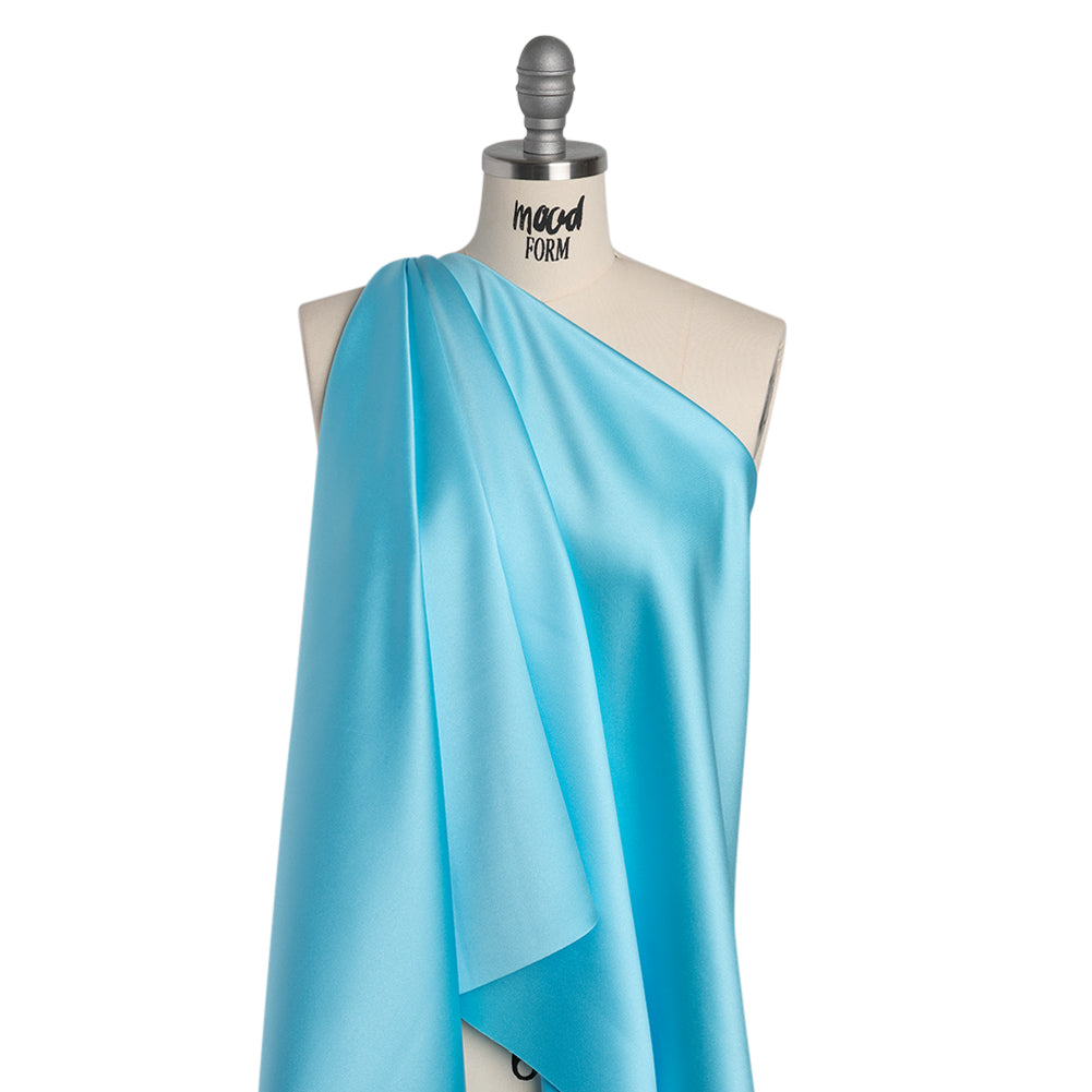 Polyester Satin - Capri Turquoise - Reverie Collection - Drape
