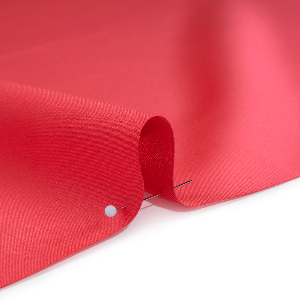 Polyester Satin - Radiant Rouge - Reverie Collection - Detail