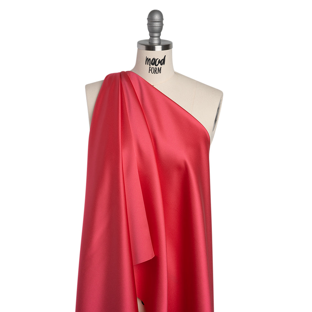 Polyester Satin - Radiant Rouge - Reverie Collection - Drape