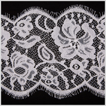 6.5 White Floral Lace