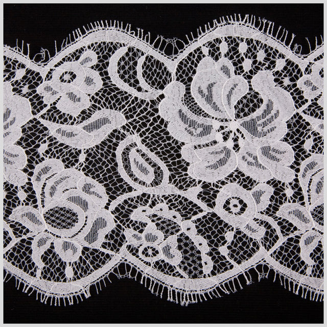 6.5 White Floral Lace
