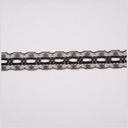3/4 Black Raschel Lace