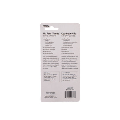 Allary No Sew Thread - Liquid Adhesive - Folded