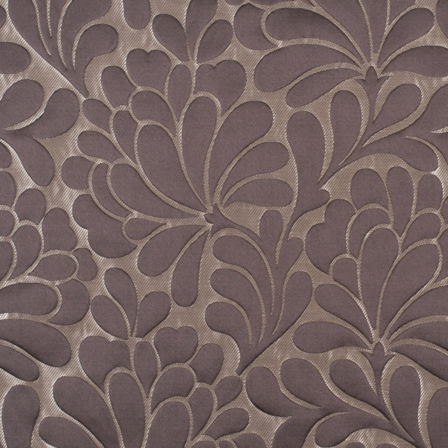 Dark Mocha Floral Home Decor Satin Brocade