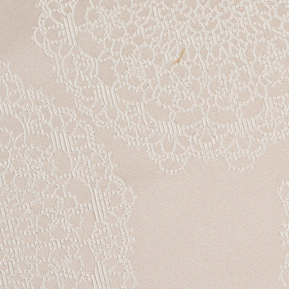 Champagne and Pale Gold Satin Jacquard Detail