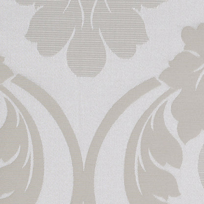 Pale Gold Floral Damask-Pattern Satin Jacquard - Detail