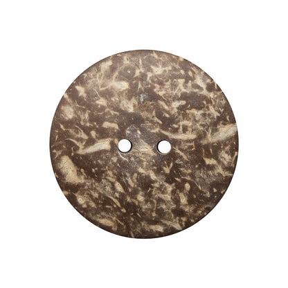 Italian Blue Coconut Button - 40L/25mm - Detail