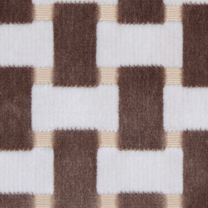 Pewter Lattice Work Cut Velvet Home Decor Fabric Detail