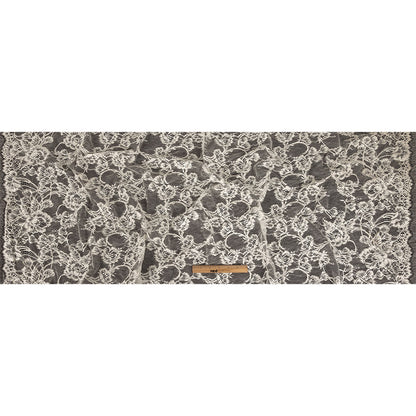 Corded Lace - Sweet Corn Floral Full