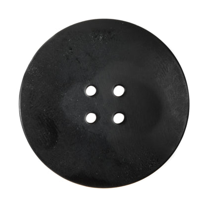 Italian Taupe Plastic Button - 54L/34mm - Detail
