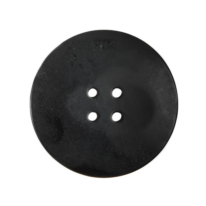 Italian Taupe Plastic Button - 44L/27mm - Detail