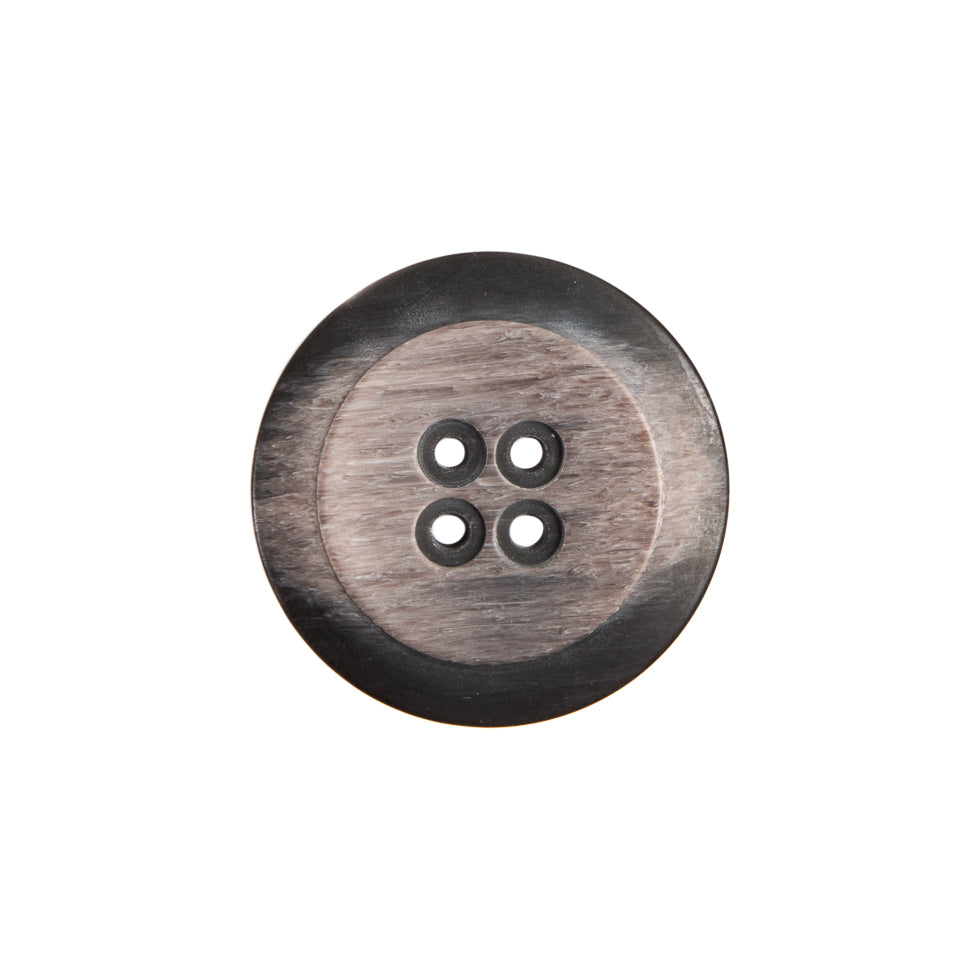 Italian Taupe Plastic Button - 28L/18mm