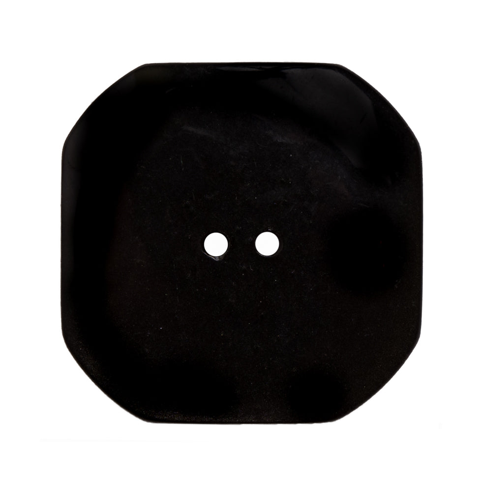 Italian Bronze Plastic Button - 54L/34mm Detail