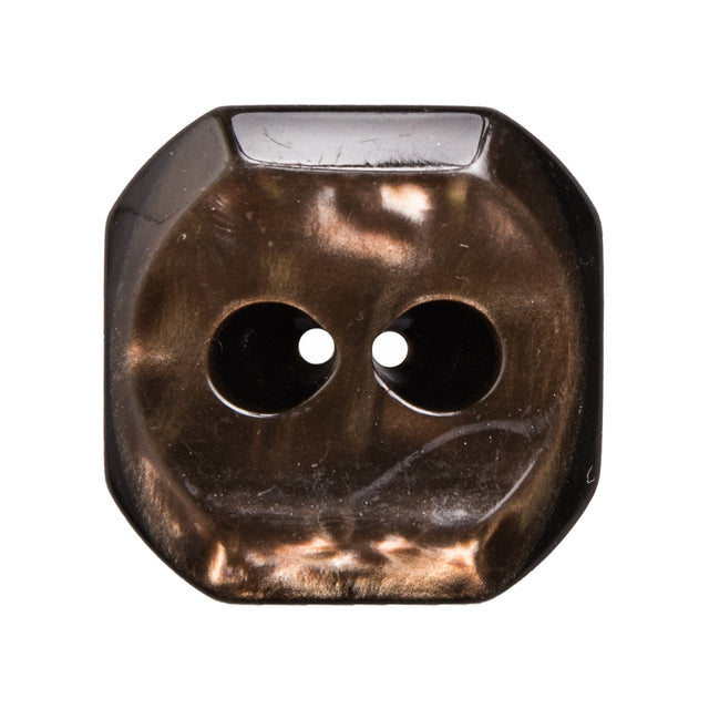 Italian Bronze Plastic Button - 44L/28mm