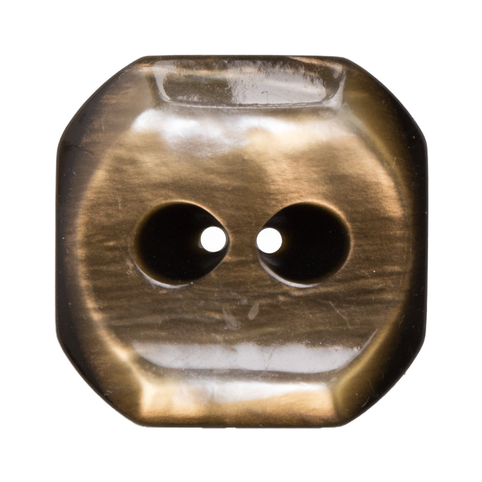 Italian Gold Plastic Button - 54L/34mm