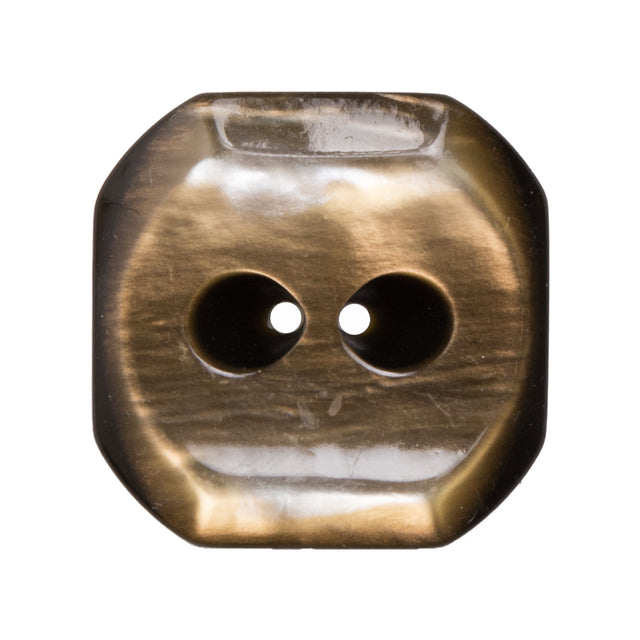 Italian Gold Plastic Button - 44L/28mm