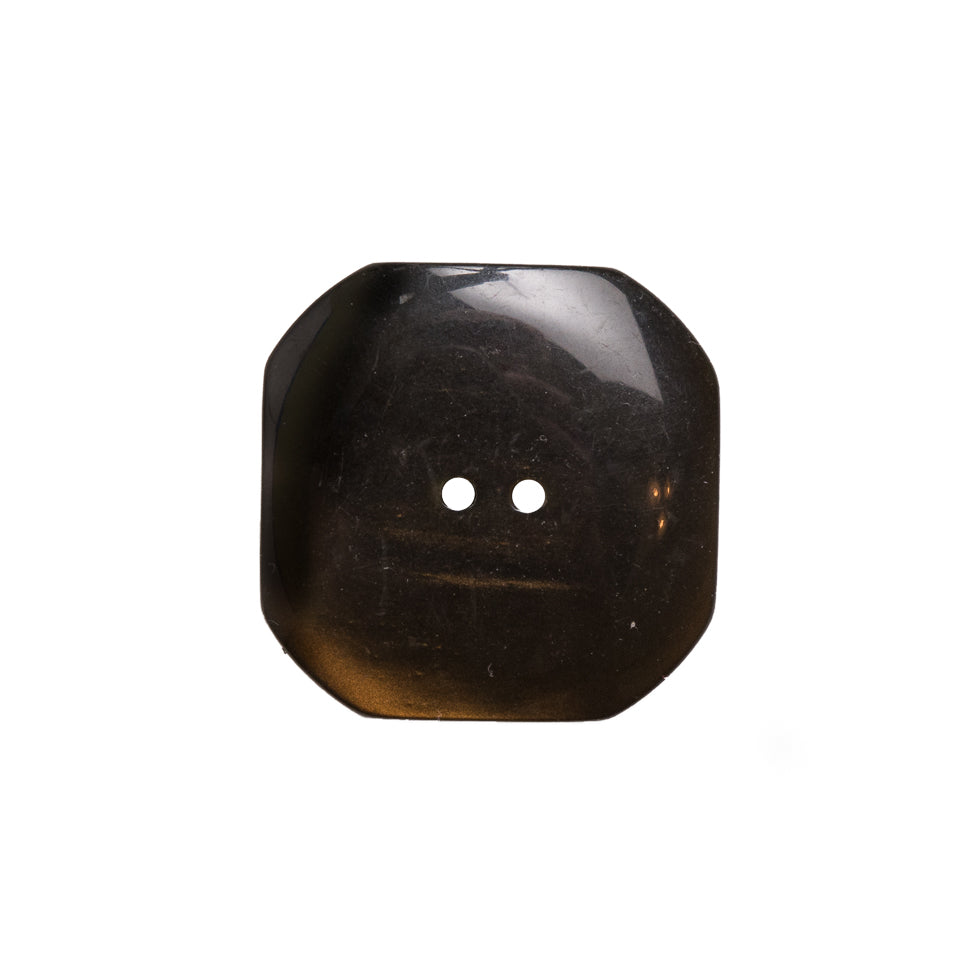 Italian Gold Plastic Button - 28L/18mm Detail