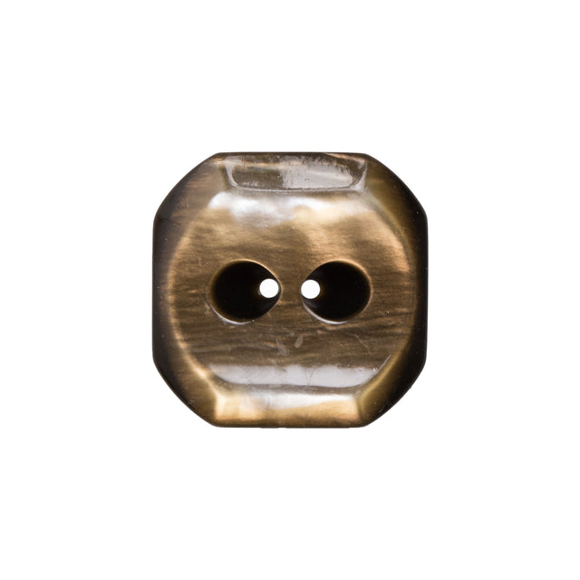 Italian Gold Plastic Button - 28L/18mm