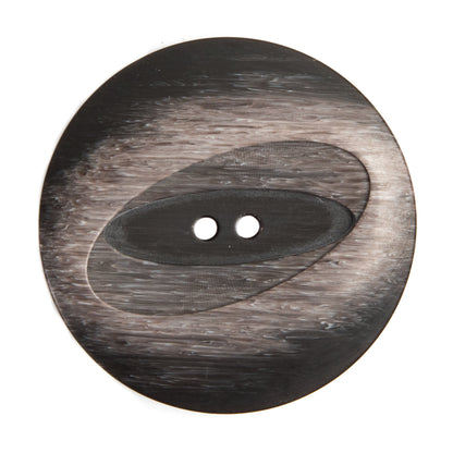 Italian Taupe Plastic Button - 54L/34mm