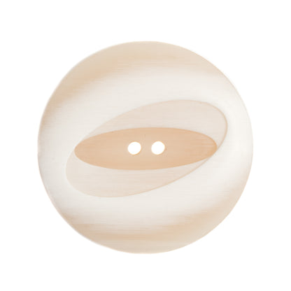Italian Ivory Plastic Button - 44L/28mm