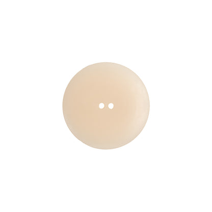Italian Ivory 2-Hole Plastic Button - 28L/18mm Detail
